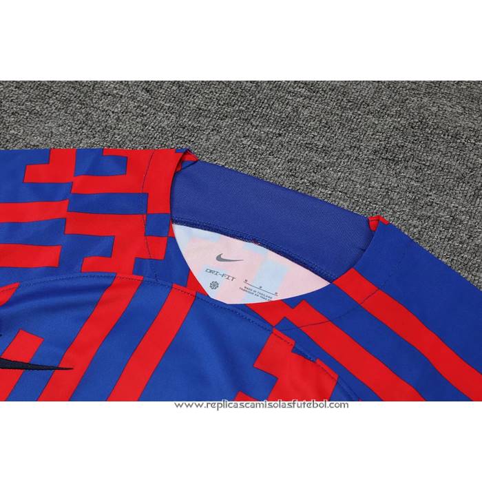 Fato de Treino
 Barcelona 2022-2023 Manga Curta
 Vermelho
 y Azul
 - Calcas Curta
